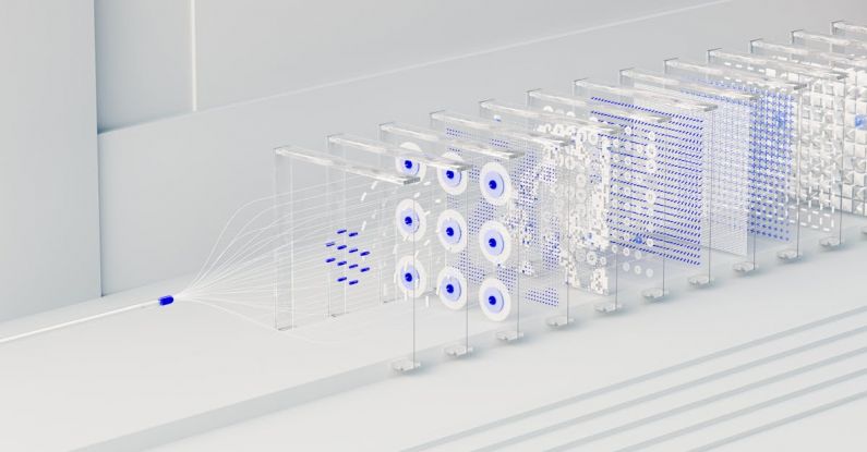 Rainwater System - An artist’s illustration of artificial intelligence (AI). This image was inspired by neural networks used in deep learning. It was created by Novoto Studio as part of the Visualising AI pr...