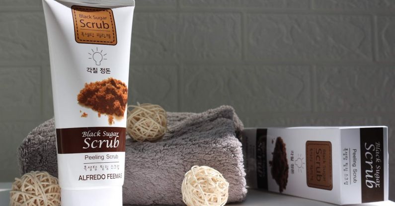 Sugar Scrub - Black Sugar Scrub in a Tube