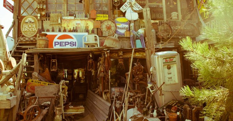 Secondhand Items - A junk shop with many items in it